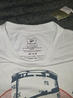 Miller High Life White Graphic Short Sleeve Tee